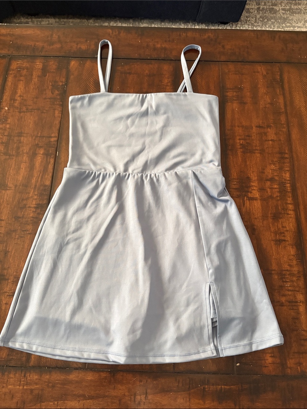 Aeropostale Pale Blue Dress With Built In Shorts With Pockets